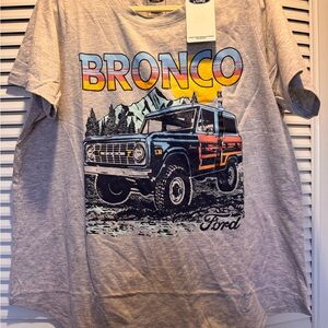 Ford Light Heather Gray Graphic Logo Tee